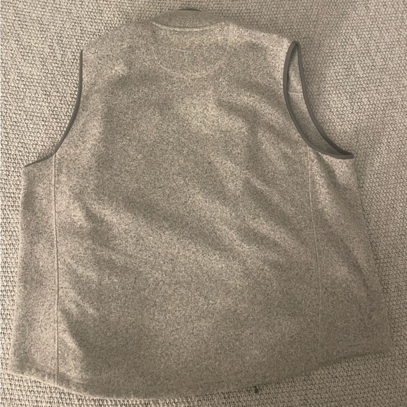 LL Bean Heather Grey Men’s Sweater Fleece Vest XXL - Picture 2 of 3